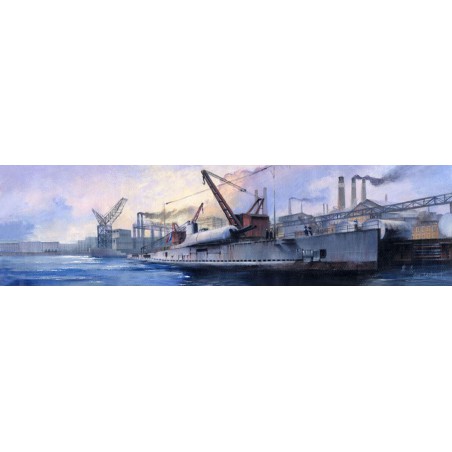 Maquette de Bateau en plastique S. M. Français Le Surcouf1/350 Maquette de Bateau en plastique S. M. Français Le Surcouf1/350