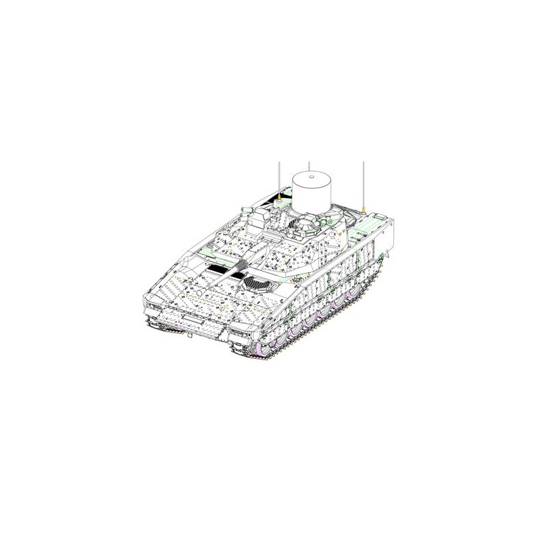 Maquette de Char en plastique LvKv 90C Anti-Air Vehicle 1/35