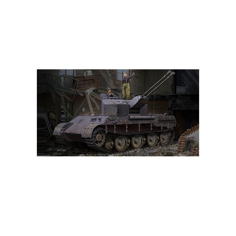 Maquette de Char en plastique German Flakpanzer V Ausf.A 1/35