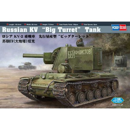 Maquette de Char en plastique Russia KV Big Turret Tank 1/48 Maquette de Char en plastique Russia KV Big Turret Tank 1/48