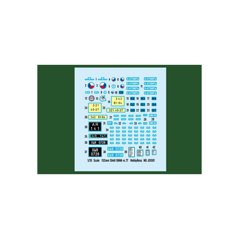 Maquette de Char en plastique 152mm ShkH DANA vz.771/35