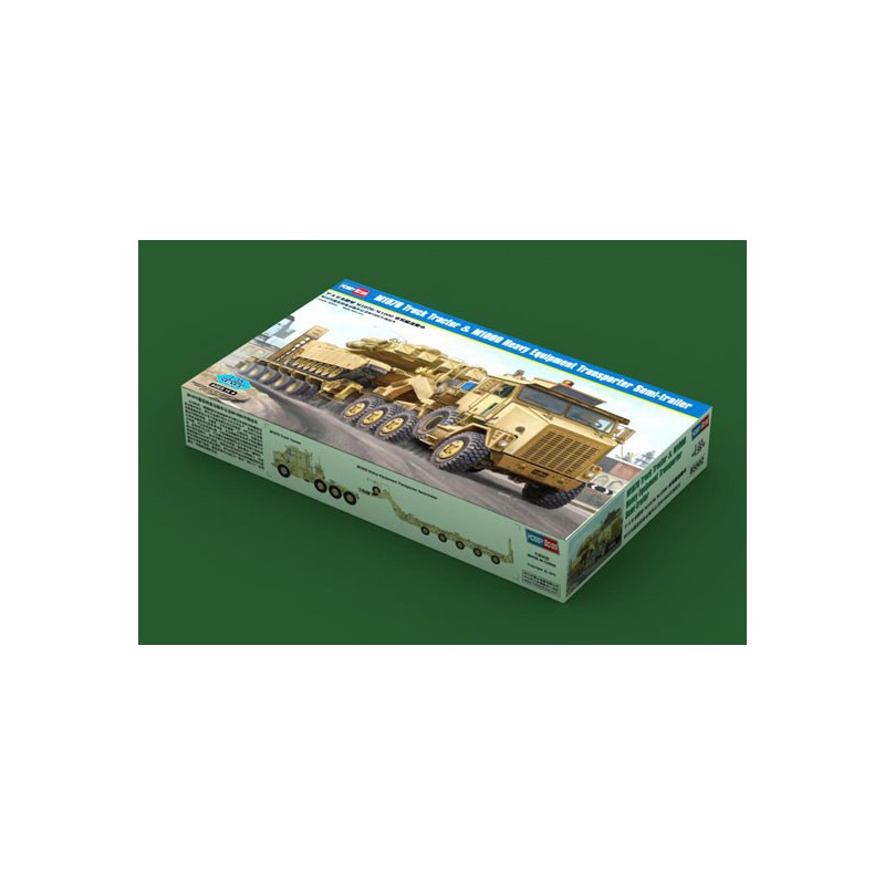 Maquette de camion en plastique M1070/M1000 HETS 1/35