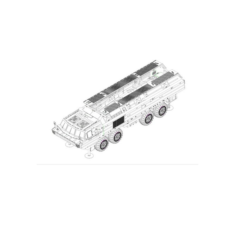 Maquette de camion en plastique Soviet SS-23 STBS 1/35