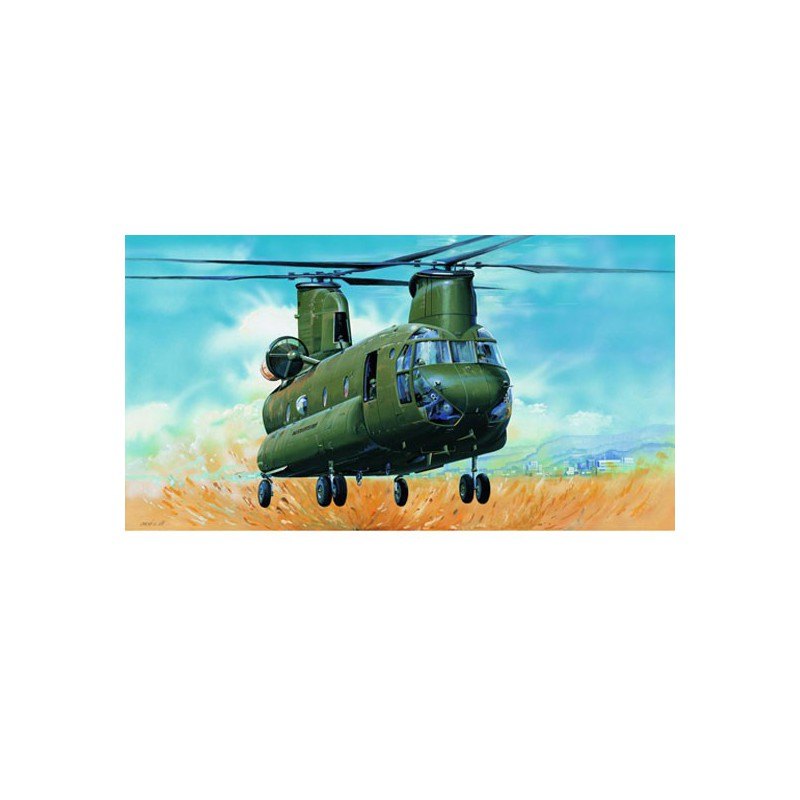 Maquette d'hélicoptère en plastique CH-47D CHINOOK