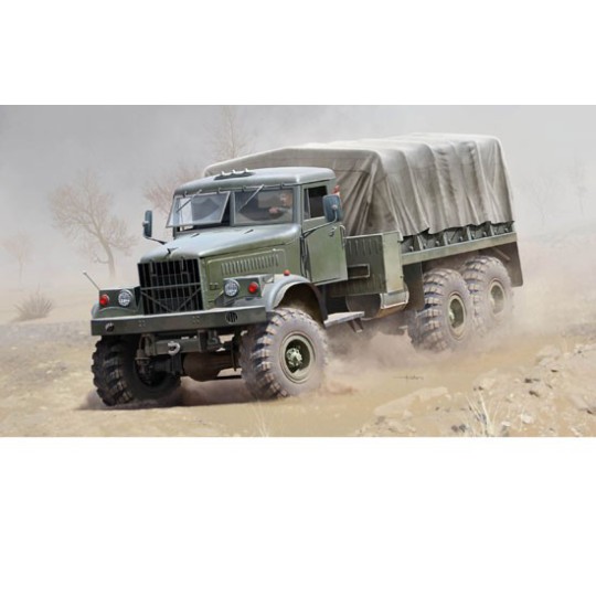 Maquette de camion en plastique Russian KrAZ-255B 1/35
