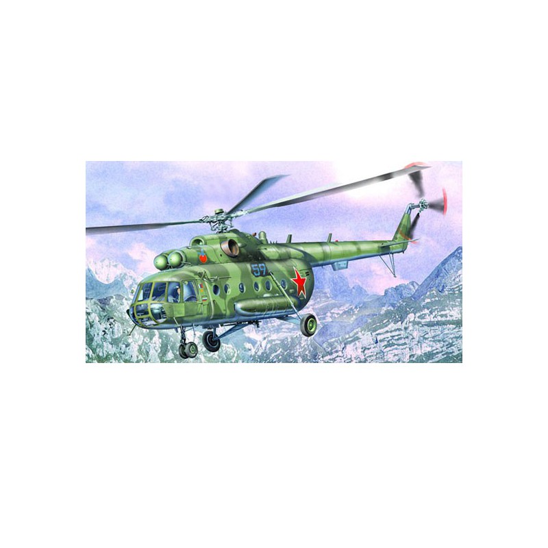 Maquette d'hélicoptère en plastique MI-17 HIP-H