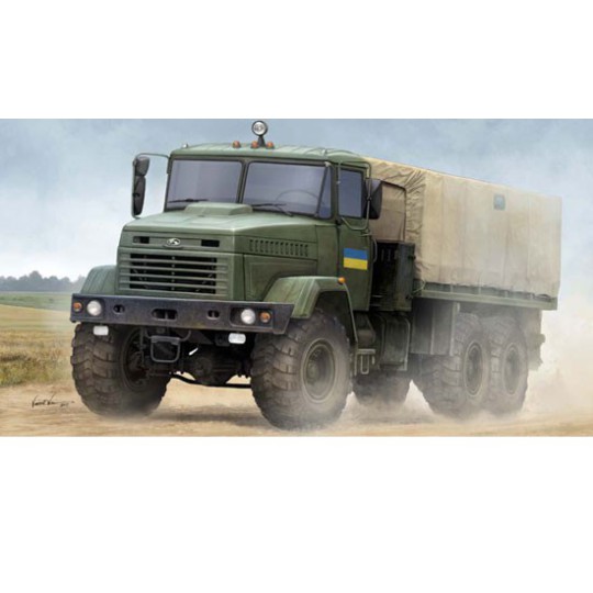 Maquette de camion en plastique Ukraine KrAZ-6322 “Soldier” Cargo Truck 1/35 Maquette de camion en plastique Ukraine KrAZ-6322 “Soldier” Cargo Truck 1/35