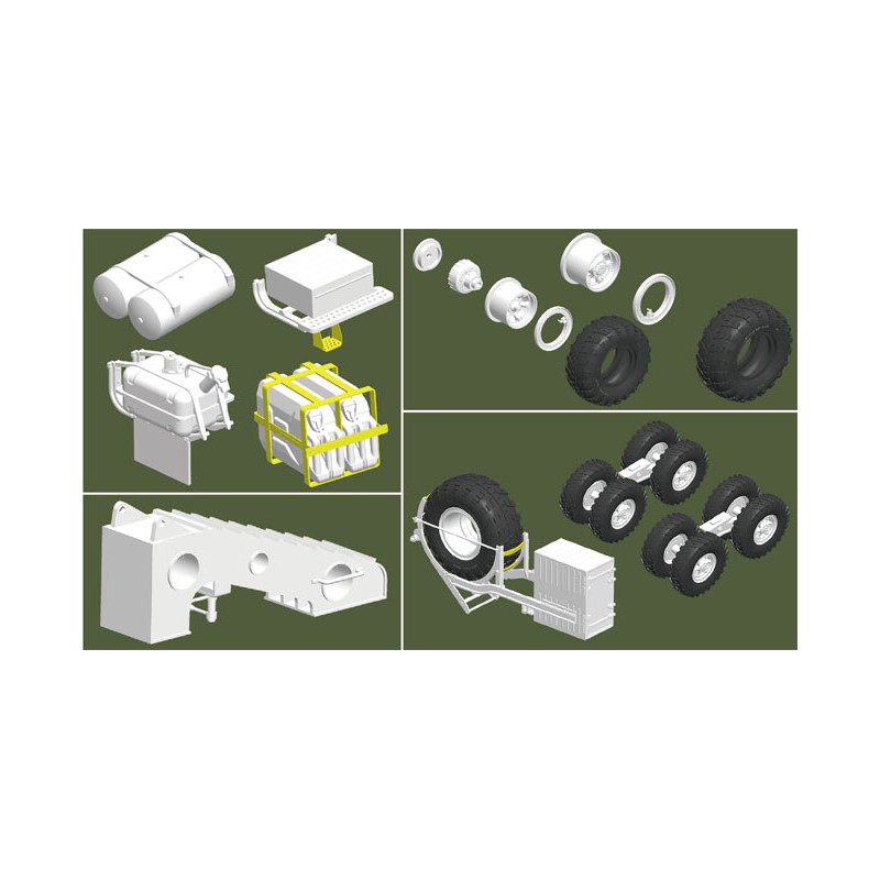 Maquette de Char en plastique Russian KrAZ-260B1/35