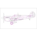 Maquette d'avion en plastique P-40E Kitty Hawk Fighter 1/48 Maquette d'avion en plastique P-40E Kitty Hawk Fighter 1/48