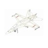 Maquette d'avion en plastique F/A-18E Super Hornet 1/48