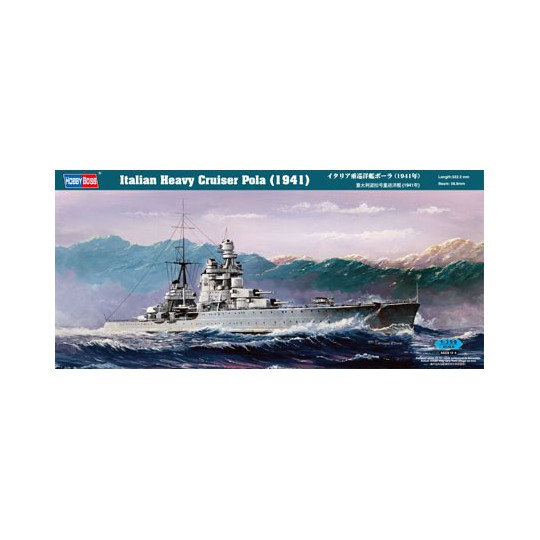 Maquette de Bateau en plastique ITALIANCRUISER POLA 1/350