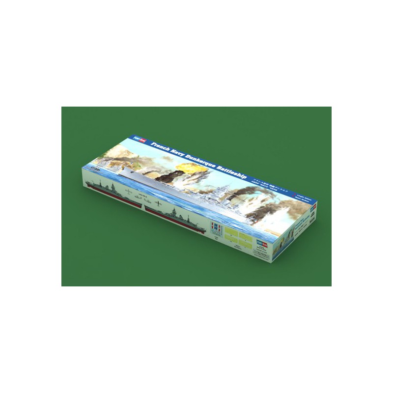 Maquette de Bateau en plastique NavireDunkerque 1/350