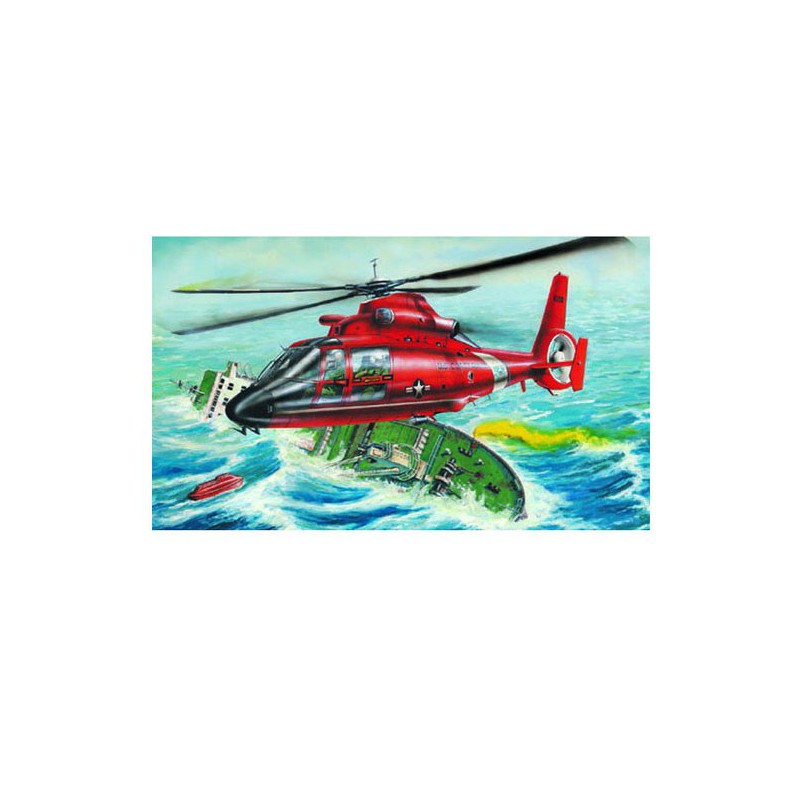 Maquette d'hélicoptère en plastique US HH-65A DOLPHIN