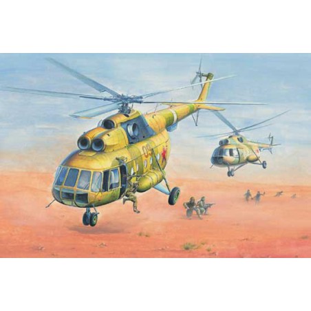 Maquette d'hélicoptère en plastique Mi-8T- HIP-C1/72 Maquette d'hélicoptère en plastique Mi-8T- HIP-C1/72