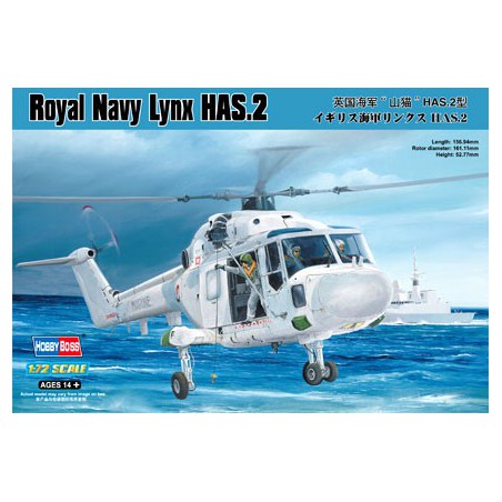 Maquette d'hélicoptère en plastique ROYAL NAVY LYNX HAS.21/72 Maquette d'hélicoptère en plastique ROYAL NAVY LYNX HAS.21/72