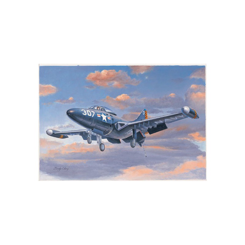 Maquette d'avion en plastique F9F-2 PANTHER 1/72