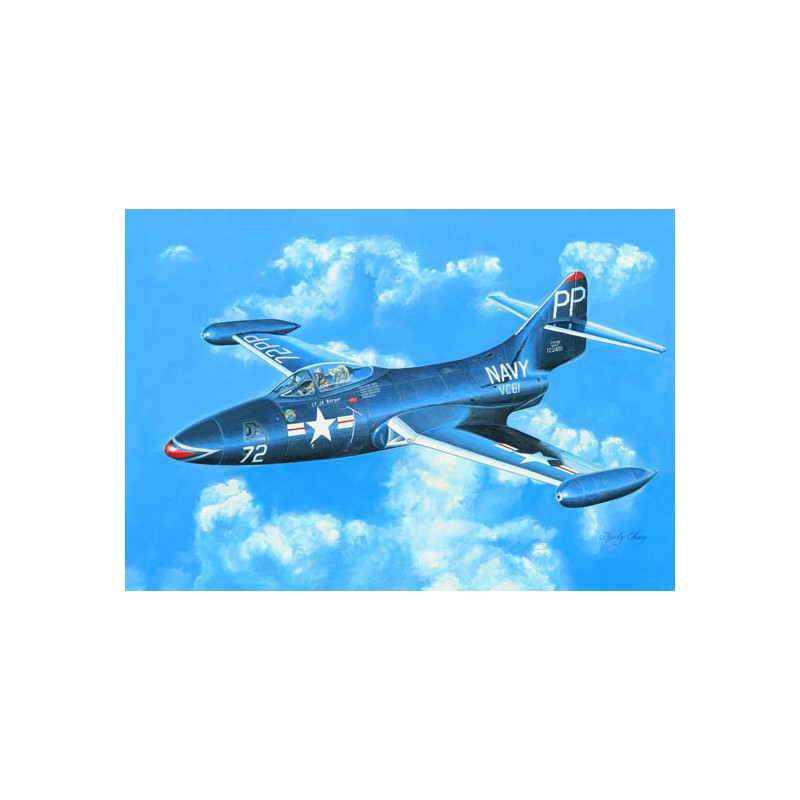 Maquette d'avion en plastique F9F-2P Panther 1/72