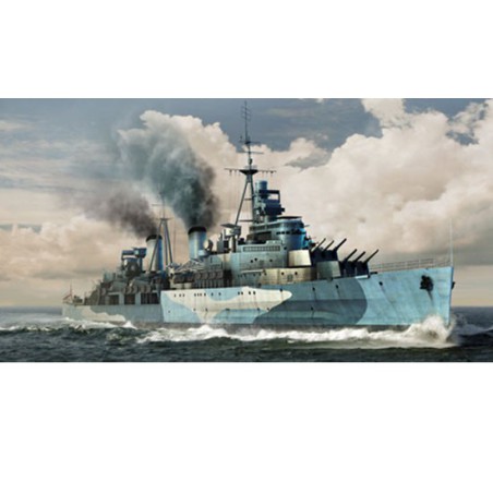 Maquette de Bateau en plastique HMS BELFAST 1942