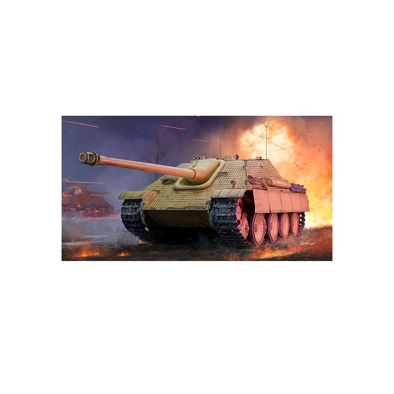 Maquette de Char en plastique German Sd.Kfz 173 Jagdpanther Early Version 1/16