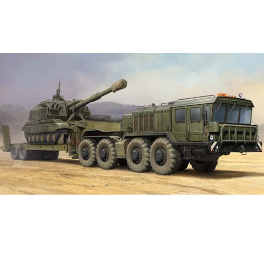 Maquette de Char en plastique Russian KZKT-7428 Transporter with KZKT-9101 1/35 Maquette de Char en plastique Russian KZKT-7428 Transporter with KZKT-9101 1/35