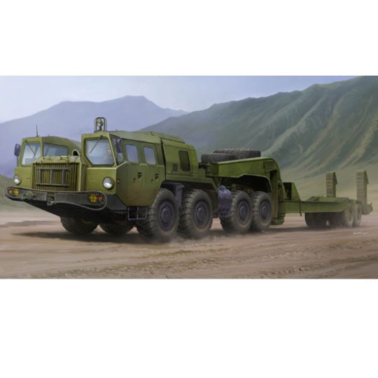 Maquette de camion en plastique MAZ7410 W/CHMZAP-5247G 1/35 Maquette de camion en plastique MAZ7410 W/CHMZAP-5247G 1/35