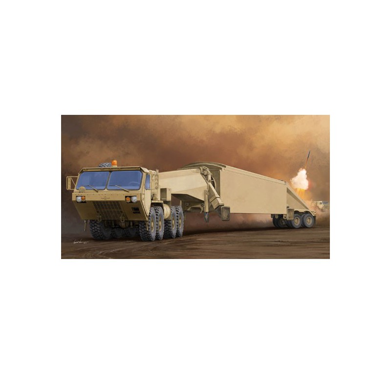 Maquette de camion en plastique M983 Tractor with AN/TPY-2 X Band Radar