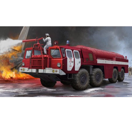 Maquette de camion en plastique Airport Fire Fighting Vehicle AA-60 (MAZ-7310)1/35 Maquette de camion en plastique Airport Fire Fighting Vehicle AA-60 (MAZ-7310)1/35