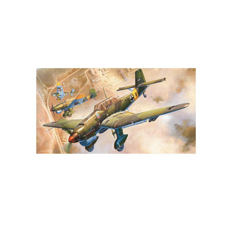 Maquette d'avion en plastique Junkers Ju-87B-2 Stuka 1/24