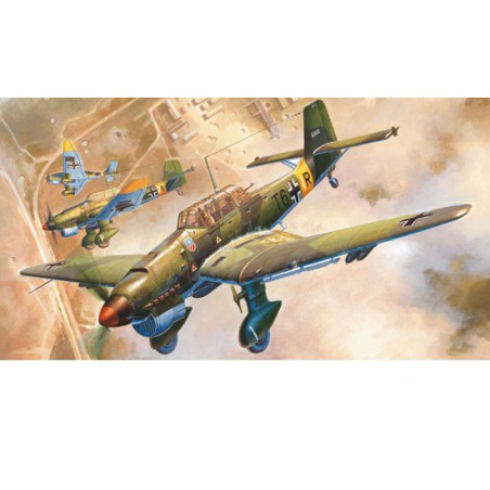 Maquette d'avion en plastique Junkers Ju-87B-2 Stuka 1/24 Maquette d'avion en plastique Junkers Ju-87B-2 Stuka 1/24