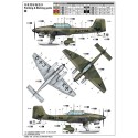 Maquette d'avion en plastique Junkers Ju-87B-2/U4 Stuka 1/24