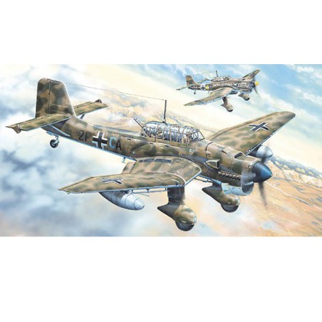 Maquette d'avion en plastique Junkers Ju-87R Stuka 1/24 Maquette d'avion en plastique Junkers Ju-87R Stuka 1/24