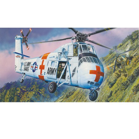 Maquette d'hélicoptère en plastique CH-34 US ARMY Rescue 1/48 Maquette d'hélicoptère en plastique CH-34 US ARMY Rescue 1/48