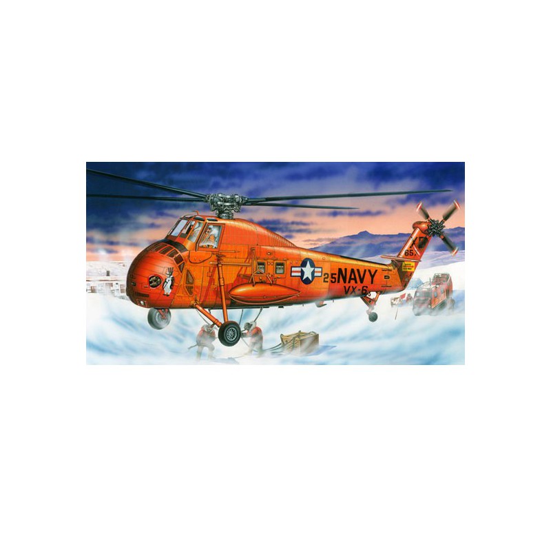 Maquette d'hélicoptère en plastique UH-34D Seahorse 1/48