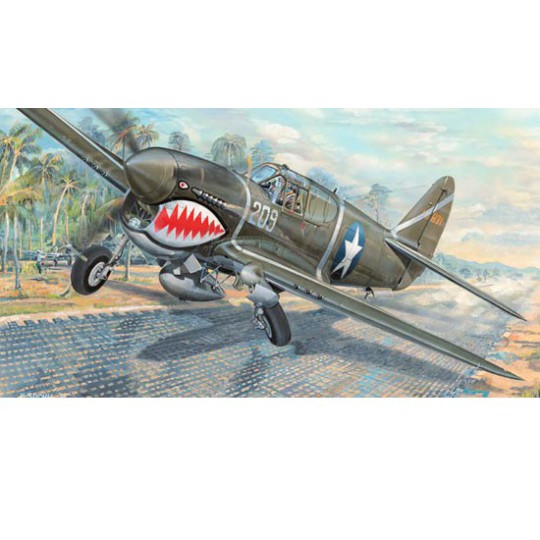 Maquette d'avion en plastique P-40F War Hawk 1/32 Maquette d'avion en plastique P-40F War Hawk 1/32