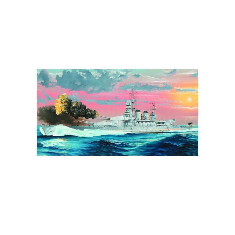 Maquette de Bateau en plastique Italian Navy Battleship RN Littorio 1941 1/350