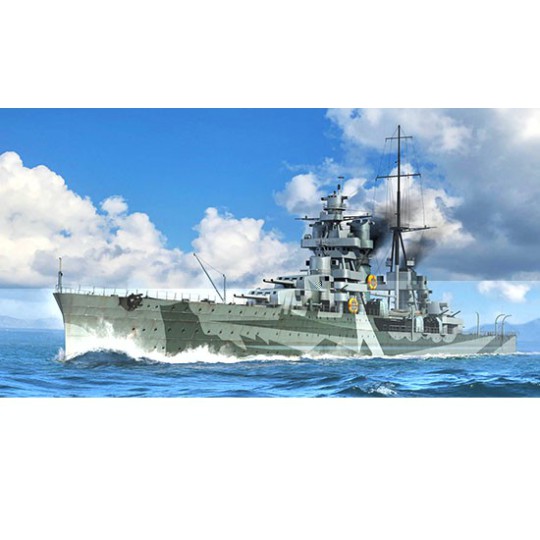 Maquette de Bateau en plastique Italian Heavy Cruiser Gorizia 1/350 Maquette de Bateau en plastique Italian Heavy Cruiser Gorizia 1/350
