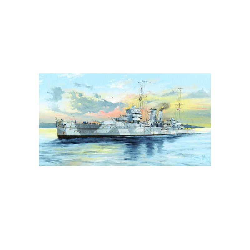 Maquette de Bateau en plastique HMS York 1/350