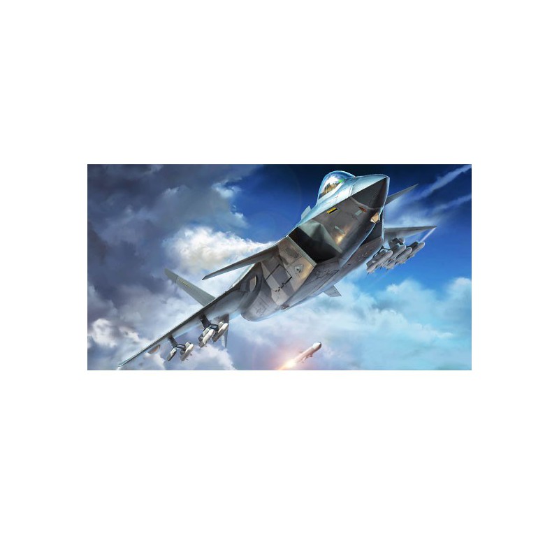 Maquette d'avion en plastique Chinese J-20 Mighty Dragon Beast Mode 1/48