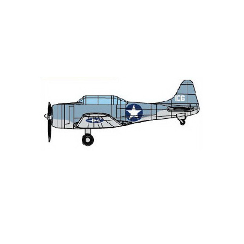 Maquette de Bateau en plastique SBD-3 DAUNTLESS 1/350