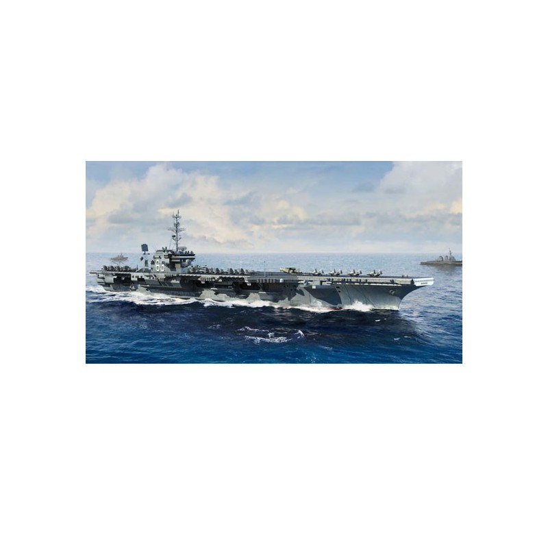 Maquette de Bateau en plastique USS Kitty Hawk CV-63