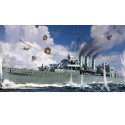 Maquette de Bateau en plastique HMS Cornwall 1/700 Maquette de Bateau en plastique HMS Cornwall 1/700