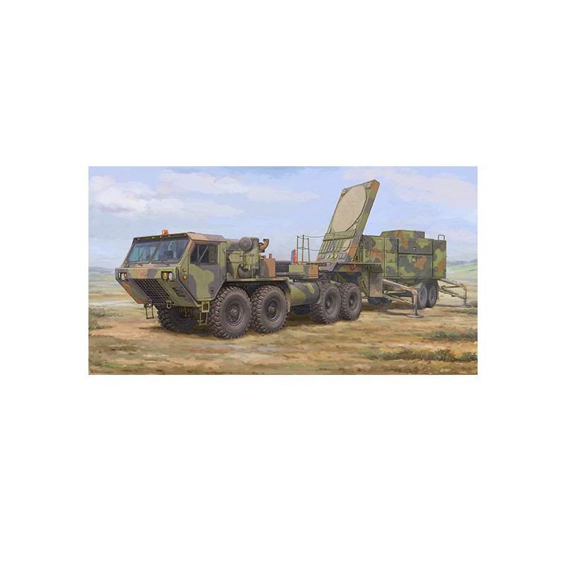 Maquette de camion en plastique MPQ-53 C-Band Tracking Radar 1/72
