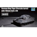 Maquette de Char en plastique German King Tiger with 105mm kwk L/68 1/72 Maquette de Char en plastique German King Tiger with 105mm kwk L/68 1/72