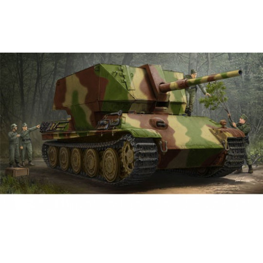 Maquette de Char en plastique Flakpanther w/8.8cm Flak 41 1/35