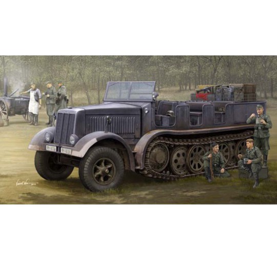 Maquette de camion en plastique Sd.Kfz.8 Half-Track Artillery Tractor 1/35 Maquette de camion en plastique Sd.Kfz.8 Half-Track Artillery Tractor 1/35