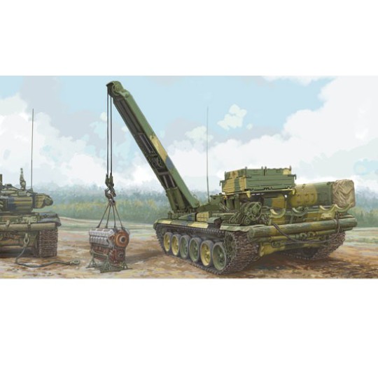 Maquette de Char en plastique Russian BREM-1 Armoured Recovery Vehicle 1/35 Maquette de Char en plastique Russian BREM-1 Armoured Recovery Vehicle 1/35