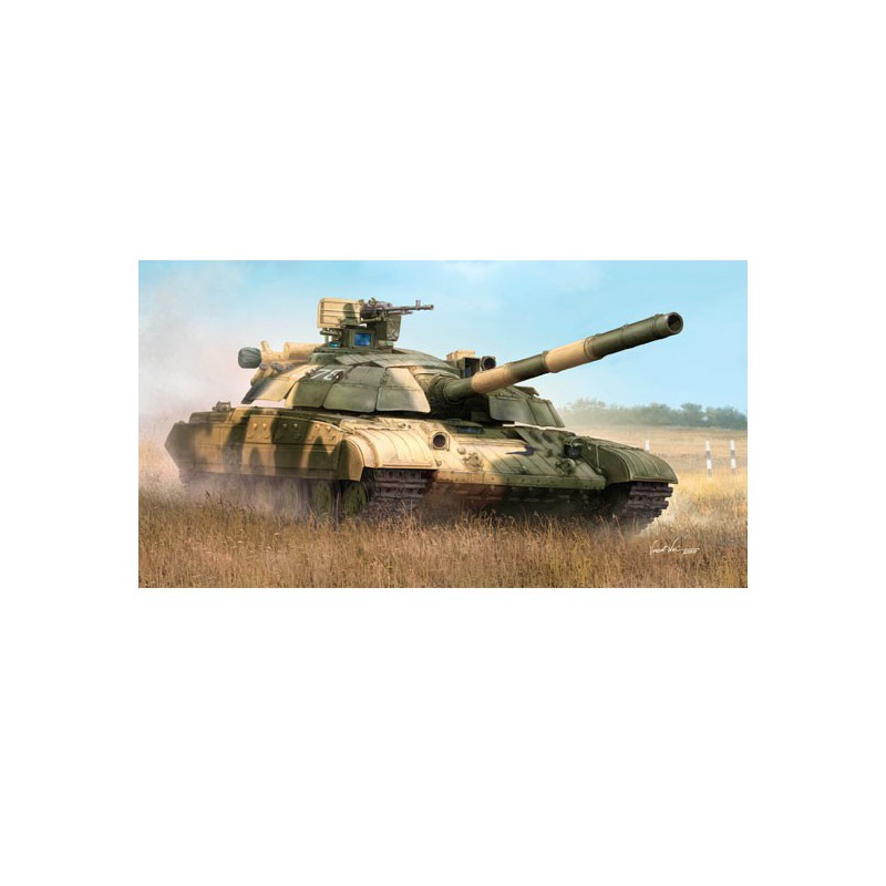 Maquette de Char en plastique Ukraine T-64BM Bulat 1/35