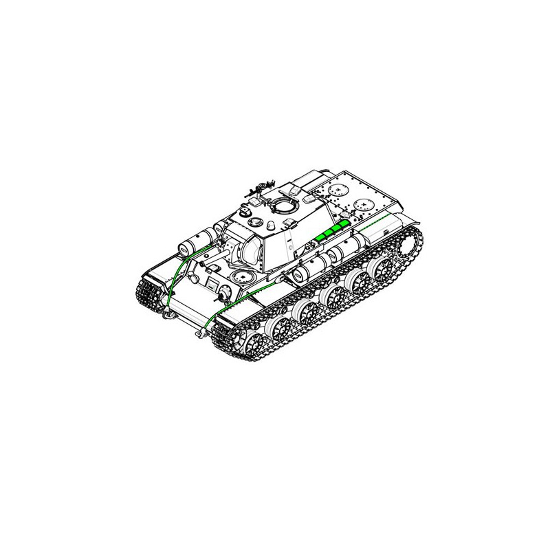 Maquette de Char en plastique KV-1 1942 Simplified Turret Tank 1/35