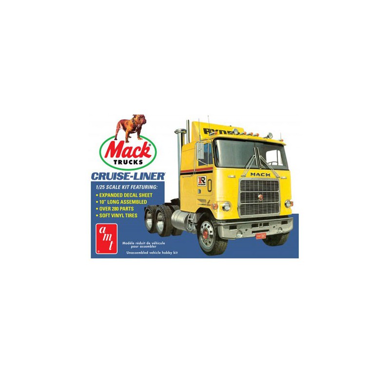Maquette de camion en plastique Mack Cruise-Liner Semi Tractor