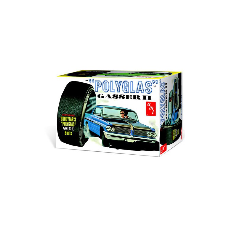 Maquette de voiture en plastique Pontiac Gasser II 1962 1/25